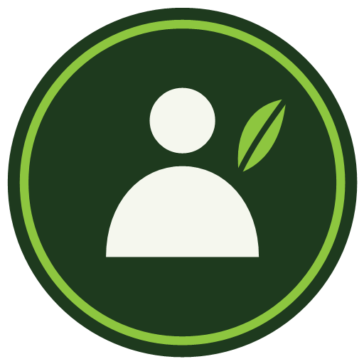Work Break logo: a seated figure beside a green leaf